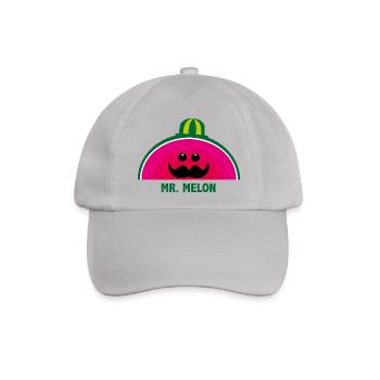 Mr. Melon - Baseballkappe - Grau - Vorne