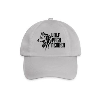 Wolf Pack Member - Baseballkappe - Grau - Vorne