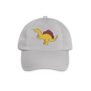 Dinosaurier Steinzeit Fossil Geschenk Neandertaler - Baseballkappe - Grau - Vorne
