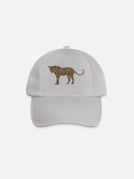 cheetah cat jaguar leopard ocelot gepard wildcat53 - Baseballkappe - Grau