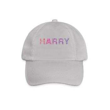 Harry Brief Name - Baseballkappe - Grau - Vorne