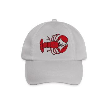 Red lobster - Baseballkappe - Grau - Vorne