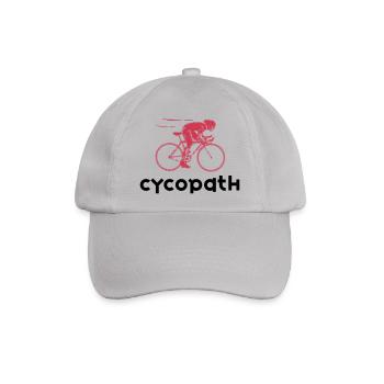 Cycopath, nur für echte Radfahrer. - Baseballkappe - Grau - Vorne
