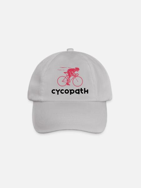 Cycopath, nur für echte Radfahrer. - Baseballkappe - Grau