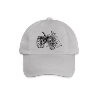 Kanone - Baseballkappe - Grau - Vorne
