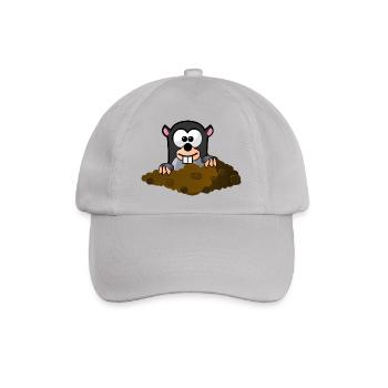 Maulwurf - Baseballkappe - Grau - Vorne