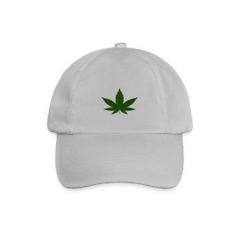 Marihuana - Baseballkappe - Grau - Vorne