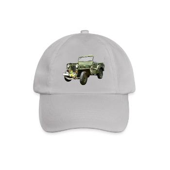 Willys Jeep Odtimer - Baseballkappe - Grau - Vorne