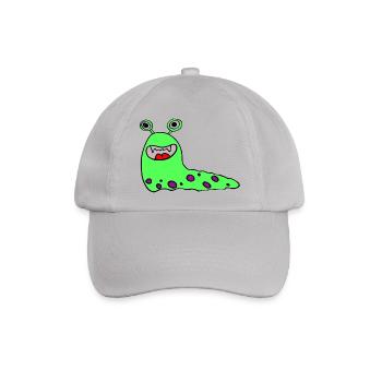 Monster,Comic,Kinder - Baseballkappe - Grau - Vorne