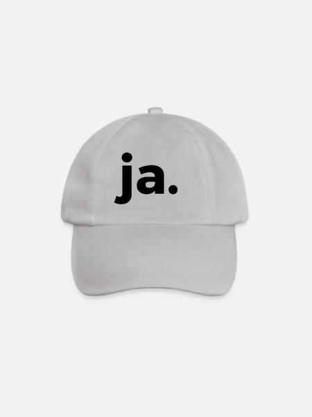 ja - Baseballkappe - Grau