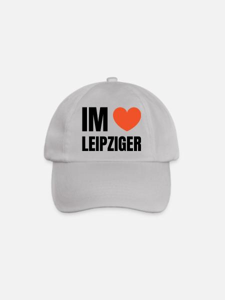 Im herzen Leipziger | Leipzig | I love - Baseballkappe - Grau