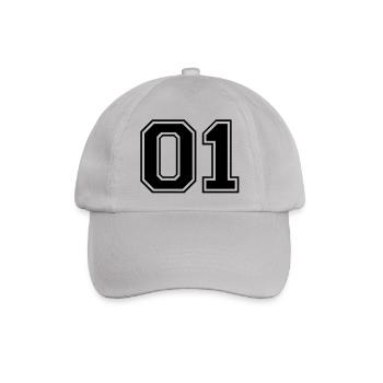 01 - Baseballkappe - Grau - Vorne