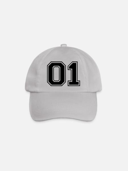 01 - Baseballkappe - Grau