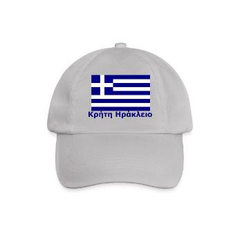 Kreta Iraklion Heraklion - Baseballkappe - Grau - Vorne