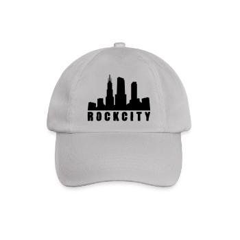 rock city - Baseballkappe - Grau - Vorne