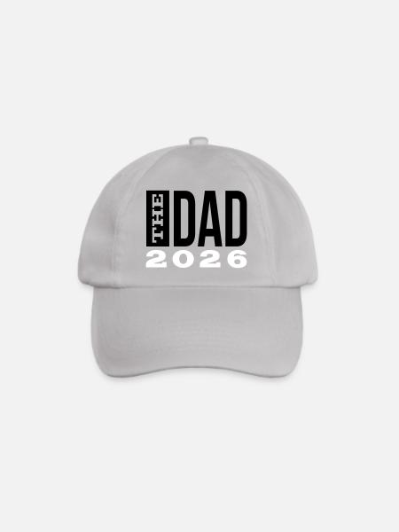 The Dad 26 Vater Baby Papa 2026 Vatertagsgeschenk - Baseballkappe - Grau