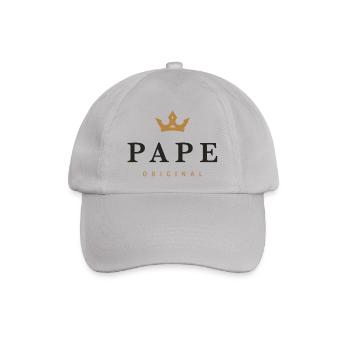 Pape Original Familienlogo - Baseballkappe - Grau - Vorne