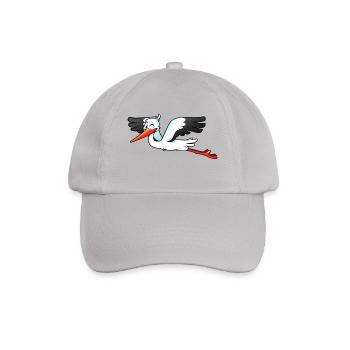 Storch - Baseballkappe - Grau - Vorne