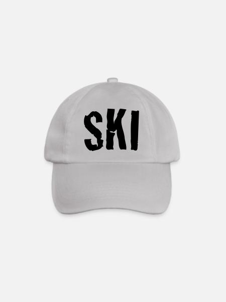 ski - Baseballkappe - Grau