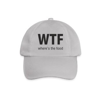 WTF - Baseballkappe - Grau - Vorne