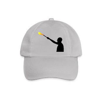 Fan Hooligan - Baseballkappe - Grau - Vorne