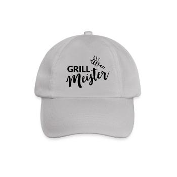 Grillmeister Grillzange - Baseballkappe - Grau - Vorne