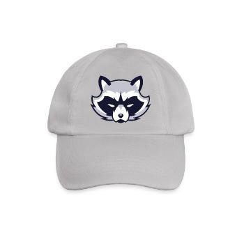 Racoon - Baseballkappe - Grau - Vorne