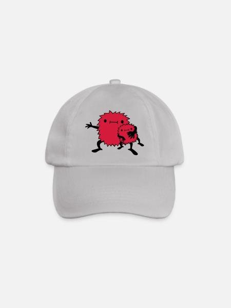 Monster Kind Familie - Baseballkappe - Grau