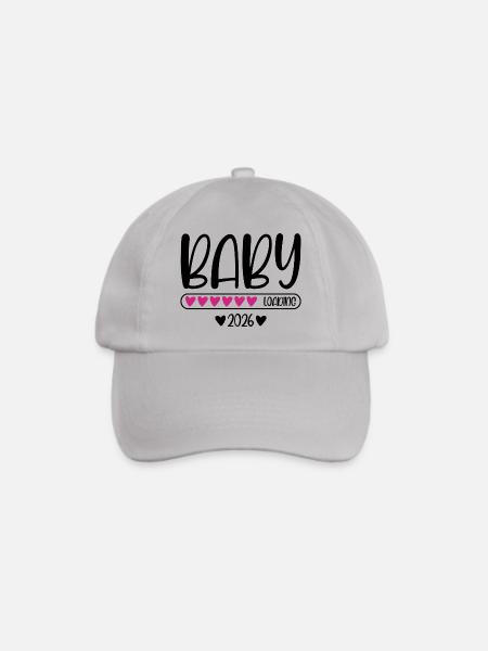 Baby 2026 loading - Baseballkappe - Grau