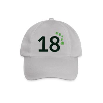 18 - Baseballkappe - Grau - Vorne