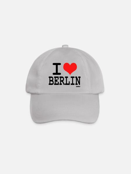 I love Berlin - Baseballkappe - Grau
