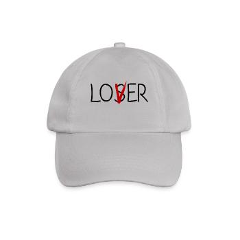 Loser-Liebhaber - Baseballkappe - Grau - Vorne