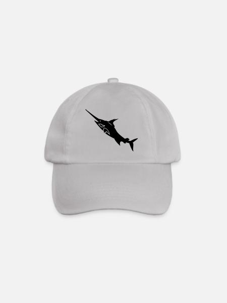 Schwertfisch / swordfish (1c) - Baseballkappe - Grau