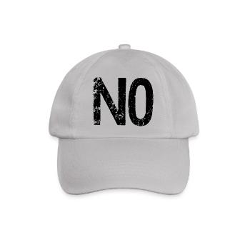 NO - Baseballkappe - Grau - Vorne
