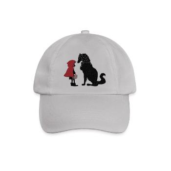 Rotkäppchen und der böse Wolf - Baseballkappe - Grau - Vorne