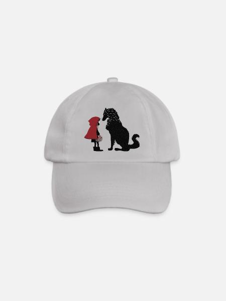 Rotkäppchen und der böse Wolf - Baseballkappe - Grau