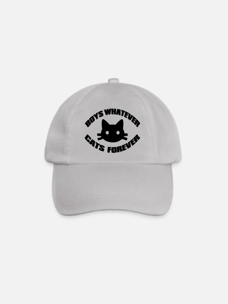 cats forever - Baseballkappe - Grau