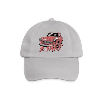  601 Korallrot - Baseballkappe - Grau - Vorne