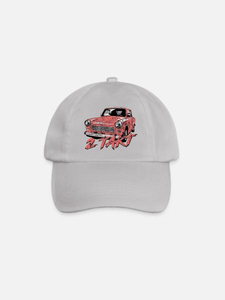  601 Korallrot - Baseballkappe - Grau