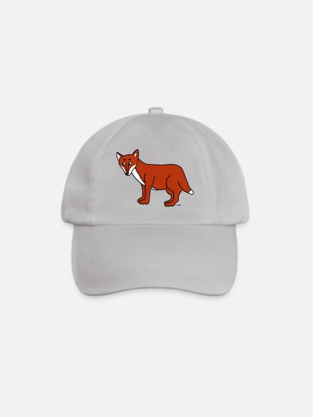 Natur Wild Wald Rotwild Fuchs - Baseballkappe - Grau