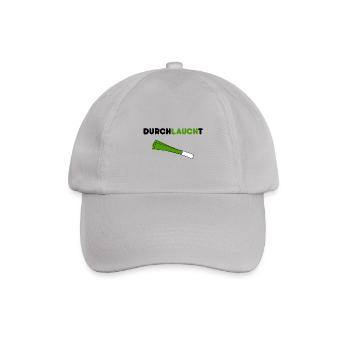 Durchlaucht dünn Lauch Spargel Gemüse Geschenkidee - Baseballkappe - Grau - Vorne