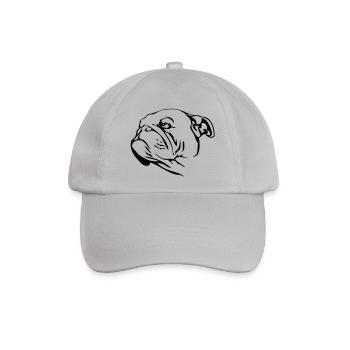 Bulldog - Baseballkappe - Grau - Vorne
