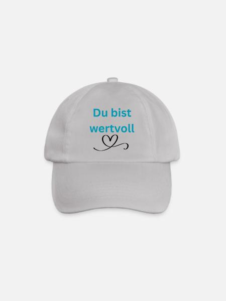 LIEBEVOLL wertvoll - Baseballkappe - Grau