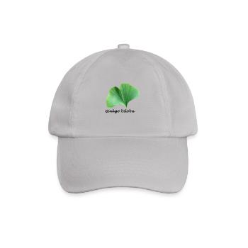 Ginkgo biloba - Baseballkappe - Grau - Vorne