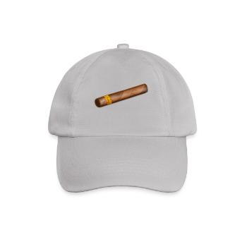 Zigarre - Baseballkappe - Grau - Vorne