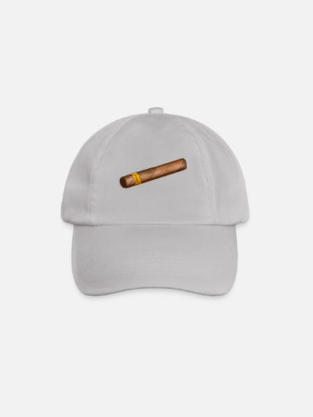 Zigarre - Baseballkappe - Grau