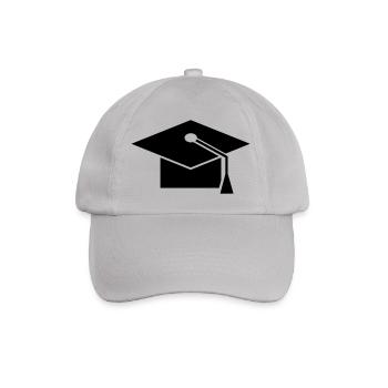 doctoral cap - Baseball Cap - grey - Front