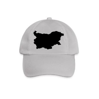 Bulgaria map - Baseball Cap - grey - Front