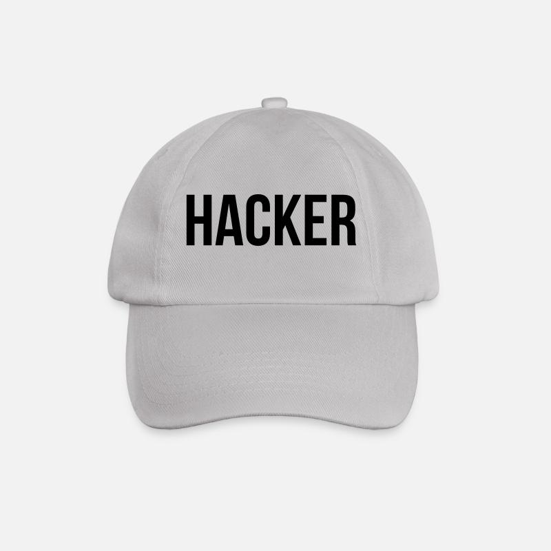 Hacker - Baseballkappe - Grau