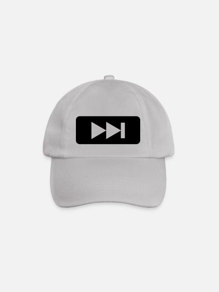 Music,DJ,Forward,DVD - Baseball Cap - grey